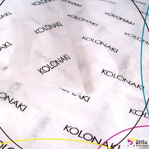 Papel de seda personalizado para lojas